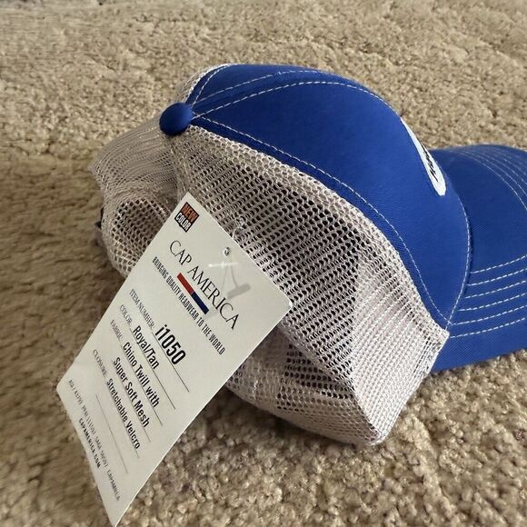 Haagen-Das Trucker Cap Hat - Blue - Adjustable Strapback NWT - Picture 2 of 4